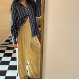 SURYA PANT, GOLD SILK VELVET