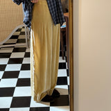 SURYA PANT, GOLD SILK VELVET