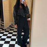 LAYA PANT, BLACK COTTON