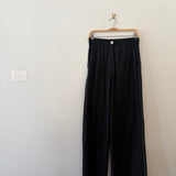 LAYA PANT, BLACK COTTON