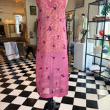 LOTUS DRESS, PINK ORGANZA