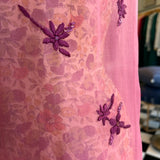 LOTUS DRESS, PINK ORGANZA