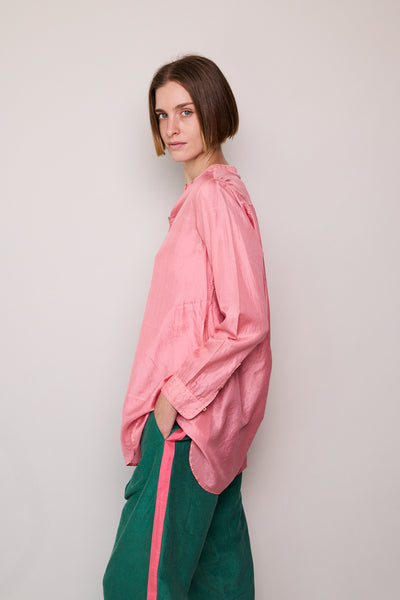 RUBY SHIRT, PINK SILK