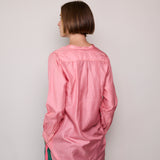 RUBY SHIRT, PINK SILK