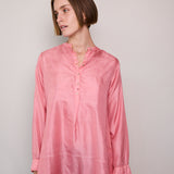 RUBY SHIRT, PINK SILK