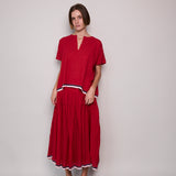 POPPY SHIRT, RED