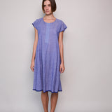 SKY DRESS, BLUE COTTON