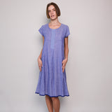 SKY DRESS, BLUE COTTON