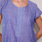 SKY DRESS, BLUE COTTON