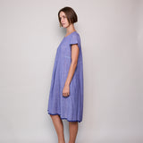 SKY DRESS, BLUE COTTON