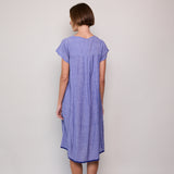 SKY DRESS, BLUE COTTON