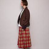 AUTUMN JACKET, BROWN WOOL SILK
