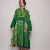 EVERGREEN PANEL DRESS