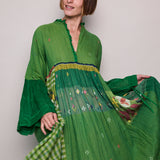 EVERGREEN PANEL DRESS
