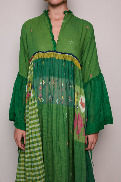 EVERGREEN PANEL DRESS