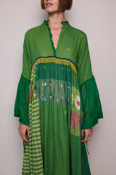 EVERGREEN PANEL DRESS