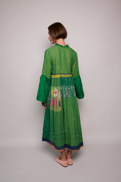 EVERGREEN PANEL DRESS