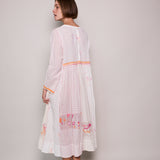 MAGNOLIA DRESS, IVORY JAMDANI