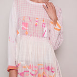 MAGNOLIA DRESS, IVORY JAMDANI