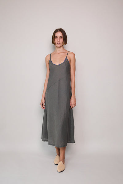 TARA SLIP, KHAKHI LINEN