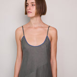 TARA SLIP, KHAKHI LINEN