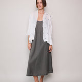 VIOLET SHIRT, WHITE COTTON