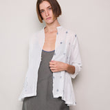 VIOLET SHIRT, WHITE COTTON