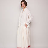 FLORA SKIRT, IVORY COTTON