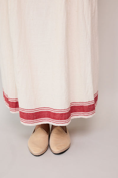 FLORA SKIRT, IVORY COTTON