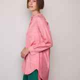 RUBY SHIRT, PINK SILK