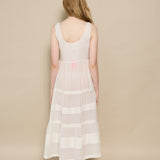 IVES PLEAT DRESS, VOILE IVORY