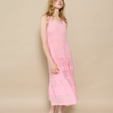 IVES PLEAT DRESS, VOILE PINK