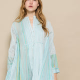 NEERJA DRESS, SKY BLUE COTTON