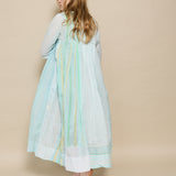 NEERJA DRESS, SKY BLUE COTTON