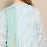 NEERJA DRESS, SKY BLUE COTTON