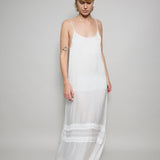 VELA SLIP DRESS, IVORY MODAL