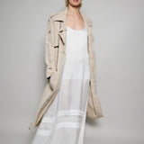 VELA SLIP DRESS, IVORY MODAL