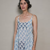 AMBER SLIP, FLORAL BLOCKPRINT COTTON