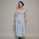 AMBER SLIP, FLORAL BLOCKPRINT COTTON