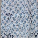 AMBER SLIP, FLORAL BLOCKPRINT COTTON