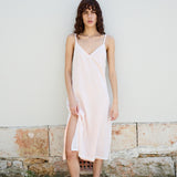 ORCHID SLIP, COTTON PEACH/WHITE