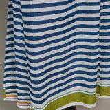 CLOE SLIP, BLUE STRIPE COTTON