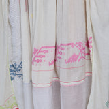 KIRAN DRESS, IVORY / NEON JAMDANI