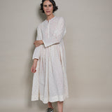 NIDI DRESS, IVORY / RED
