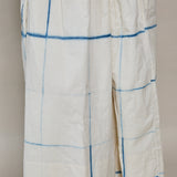 CANNA SLIP DRESS, IVORY// BLUE CLAMP DYE