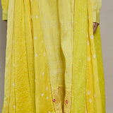 MAYA DRESS, YELLOW SILK
