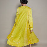 MAYA DRESS, YELLOW SILK