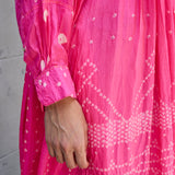 FRANGIPANI DRESS, PINK SILK