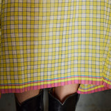 DAFFODIL SLIP DRESS, YELLOW COTTON