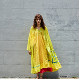 SUN CAFTAN, YELLOW SILK